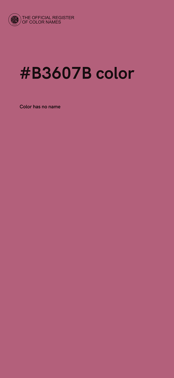 #B3607B color image