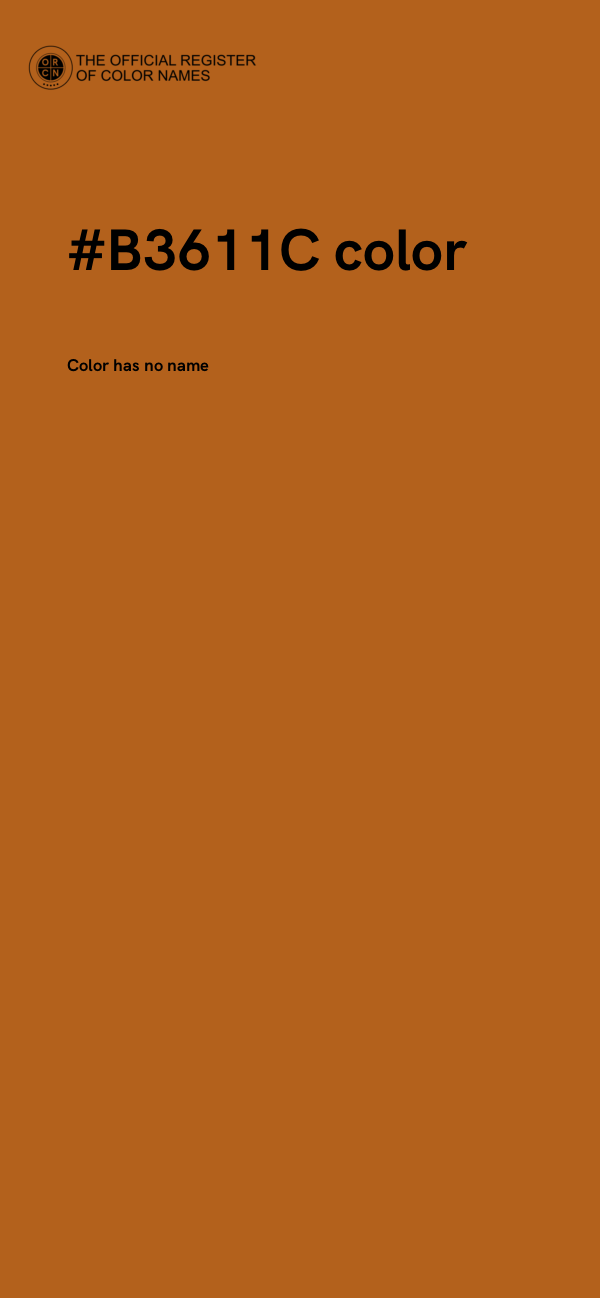 #B3611C color image