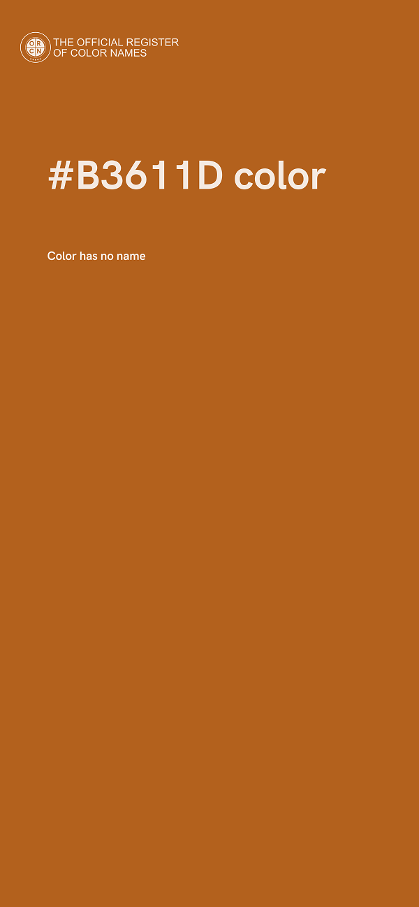 #B3611D color image