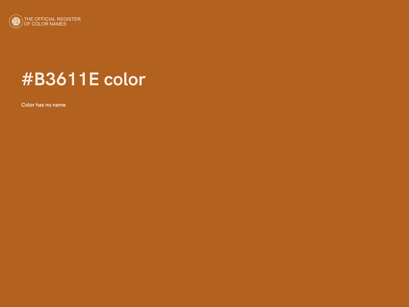 #B3611E color image