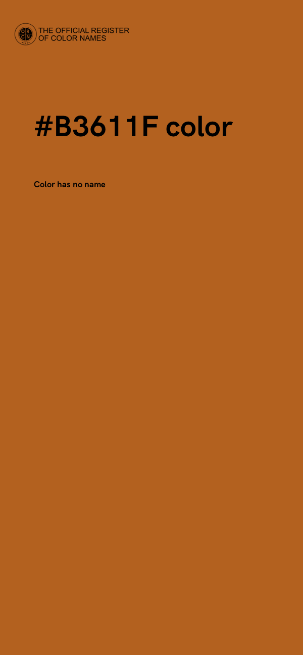 #B3611F color image