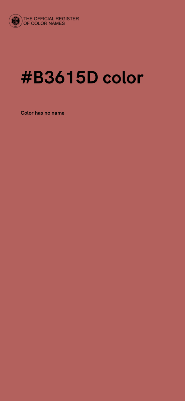 #B3615D color image
