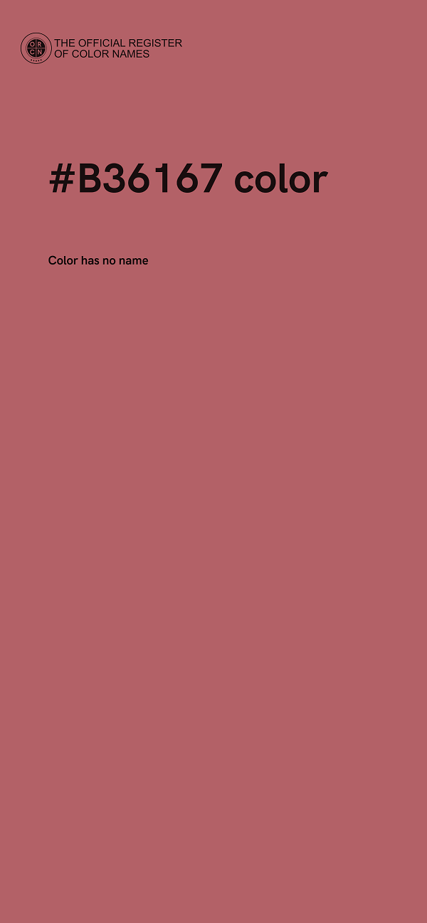 #B36167 color image