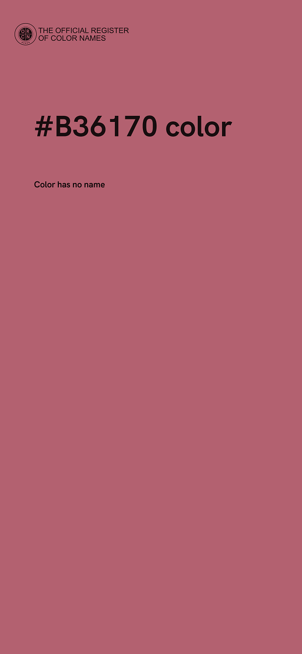 #B36170 color image