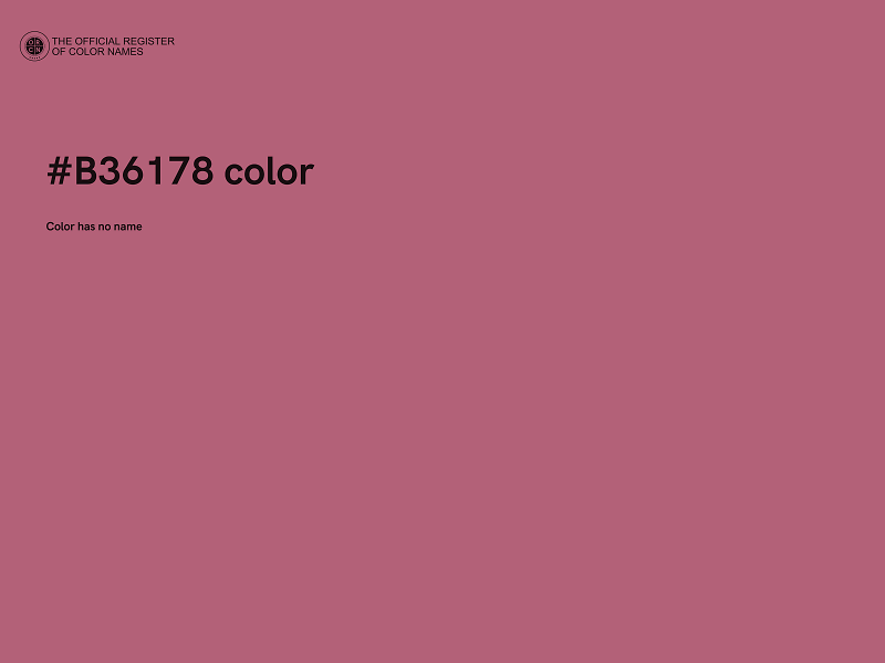 #B36178 color image