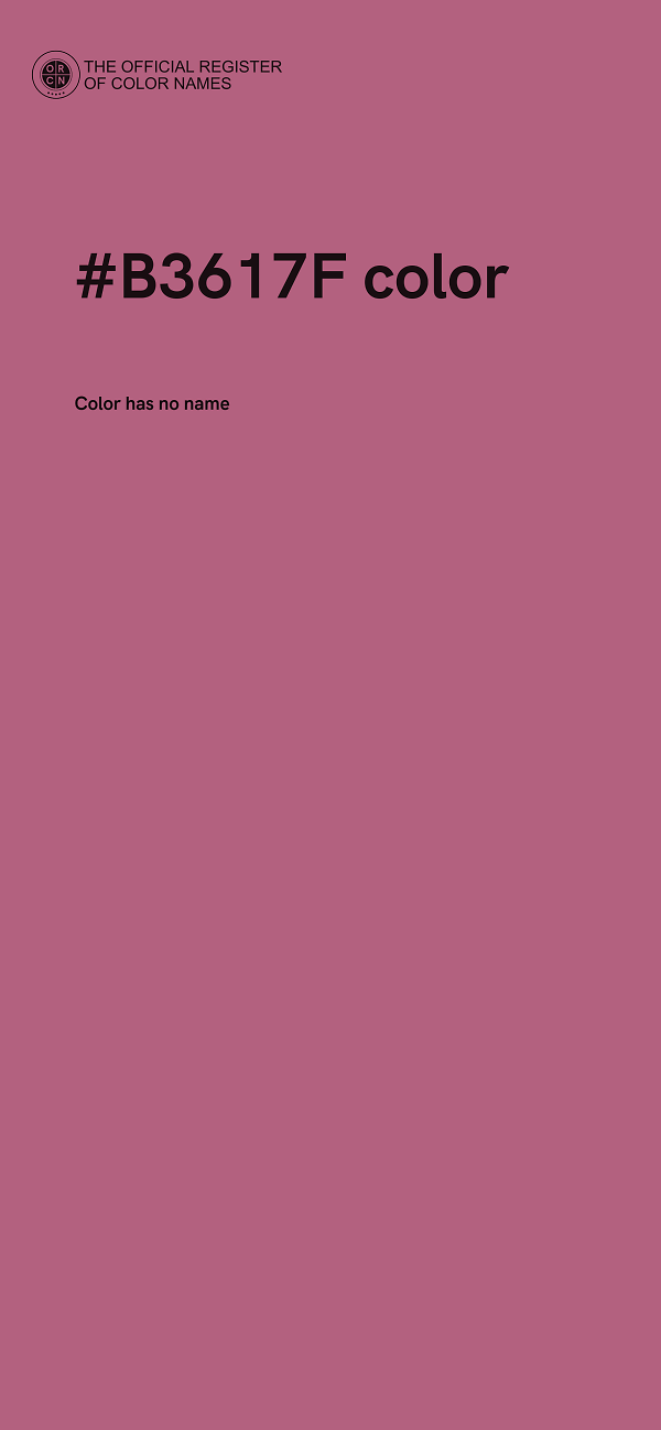 #B3617F color image