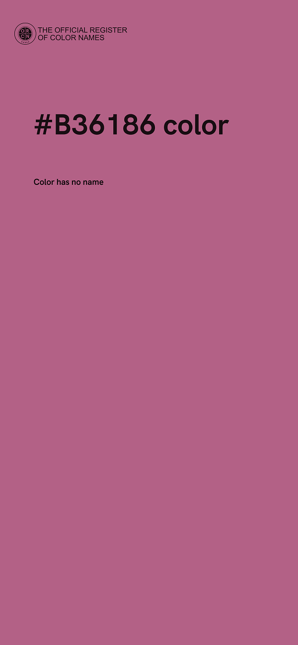 #B36186 color image