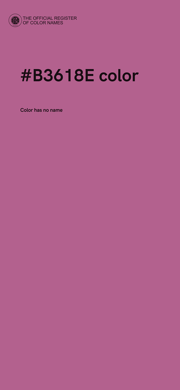 #B3618E color image