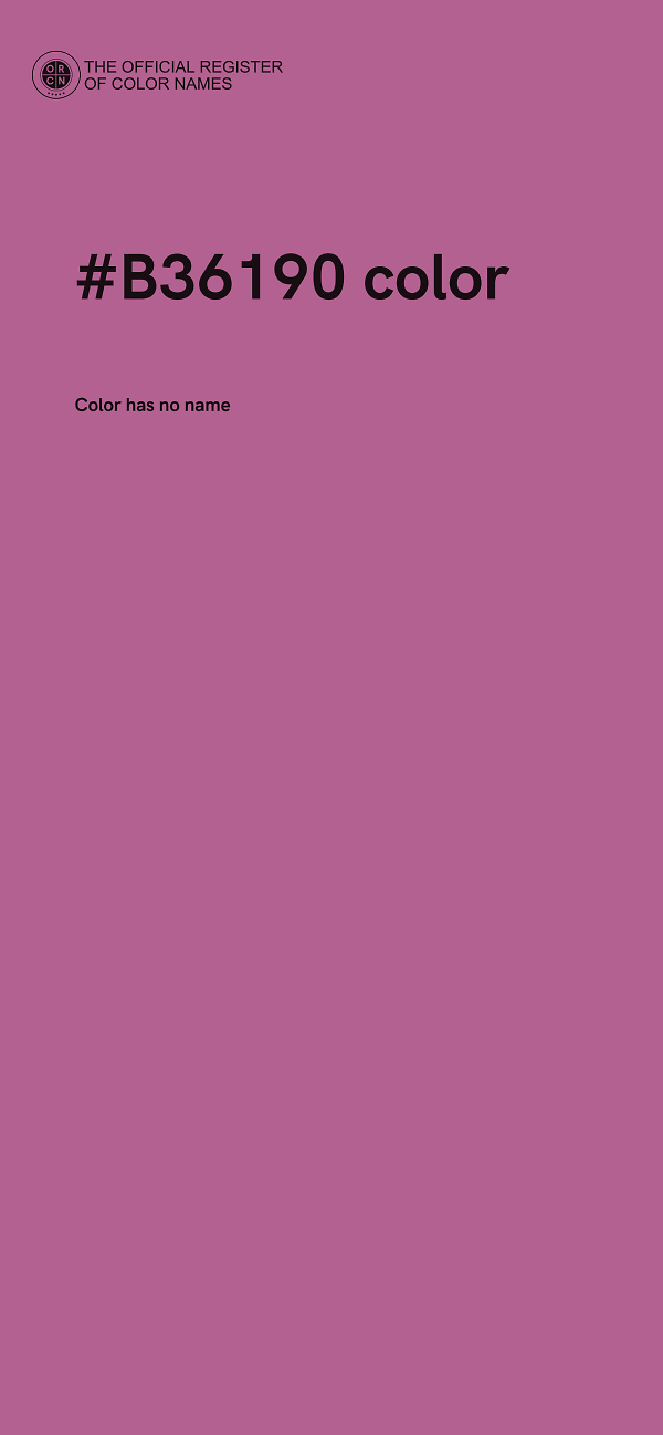 #B36190 color image