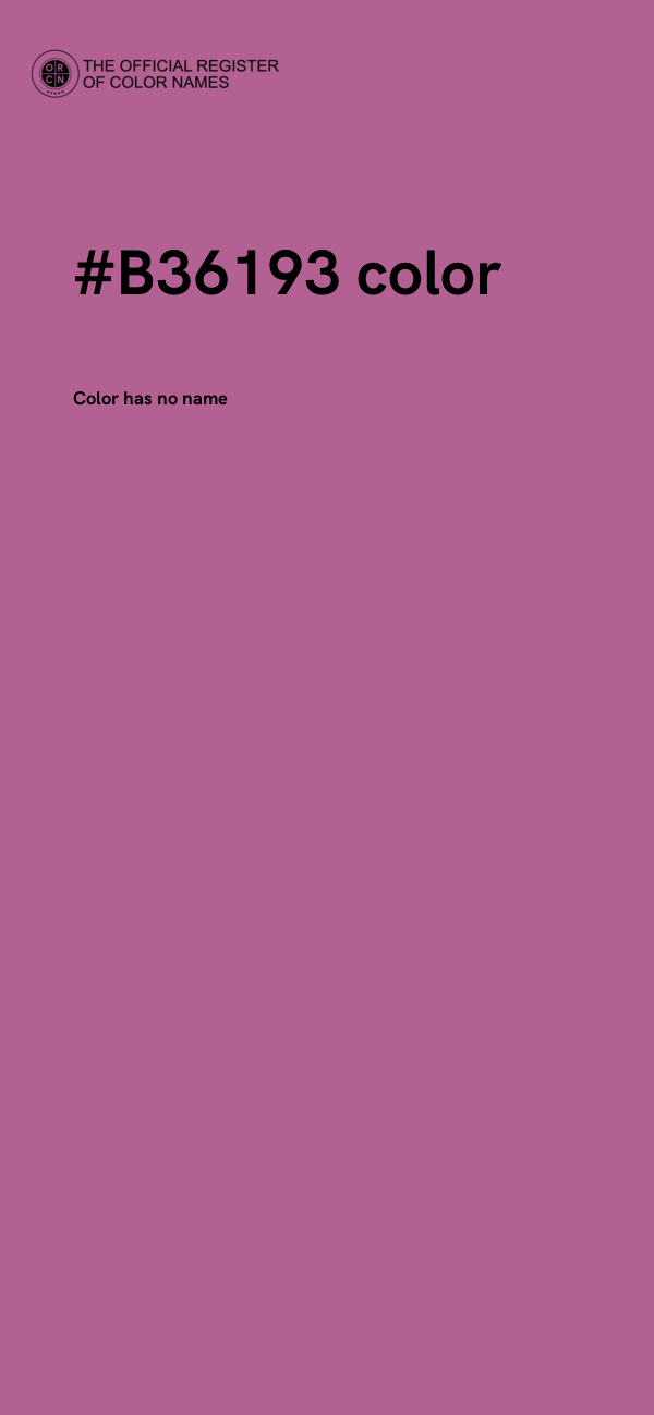 #B36193 color image
