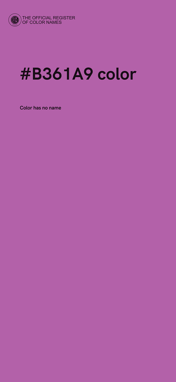 #B361A9 color image