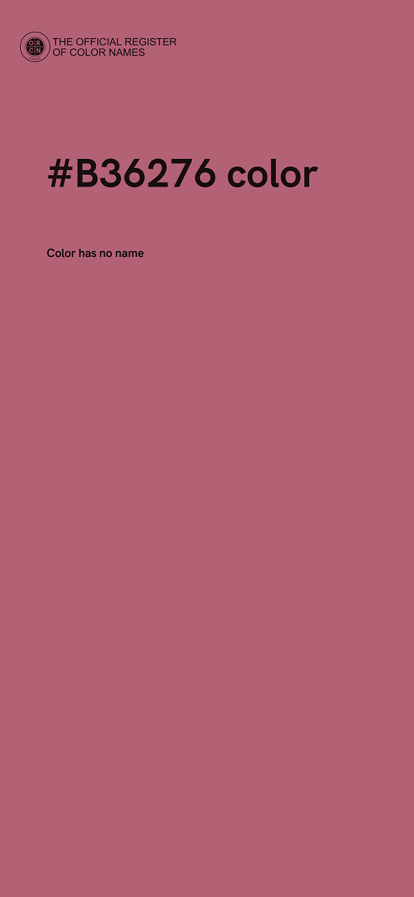 #B36276 color image
