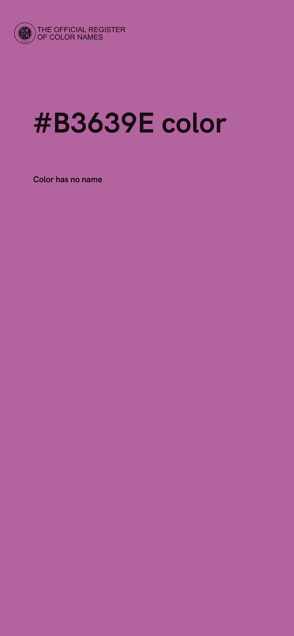 #B3639E color image