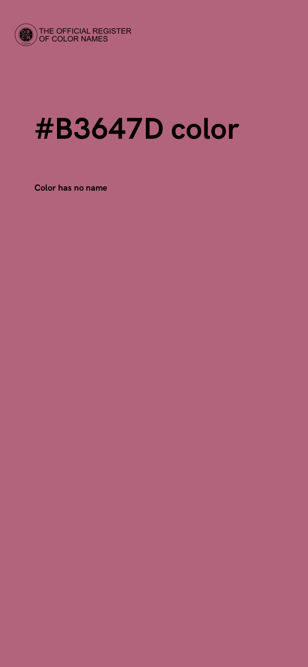 #B3647D color image