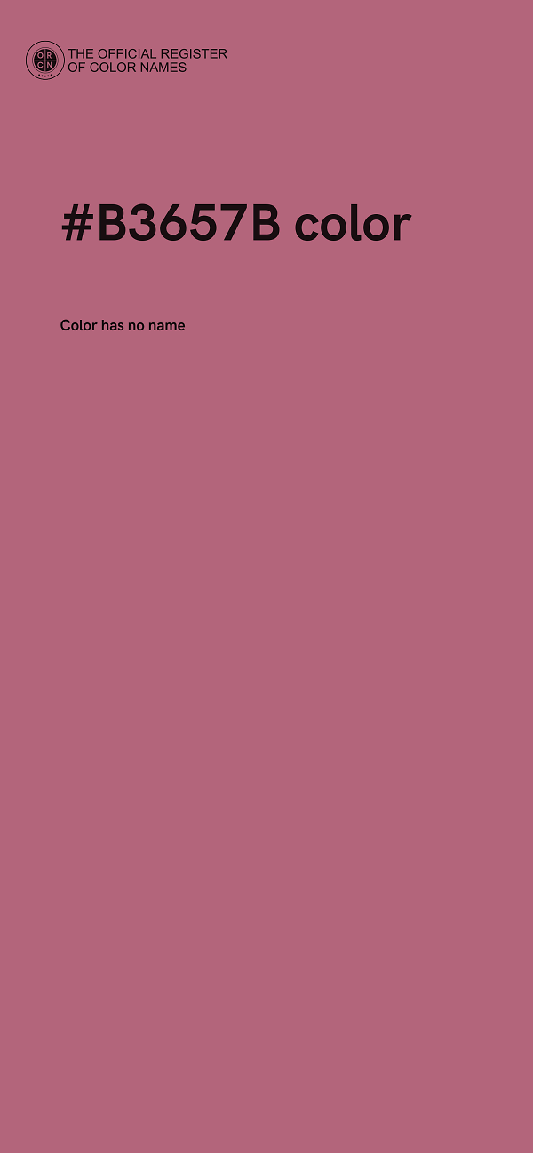 #B3657B color image