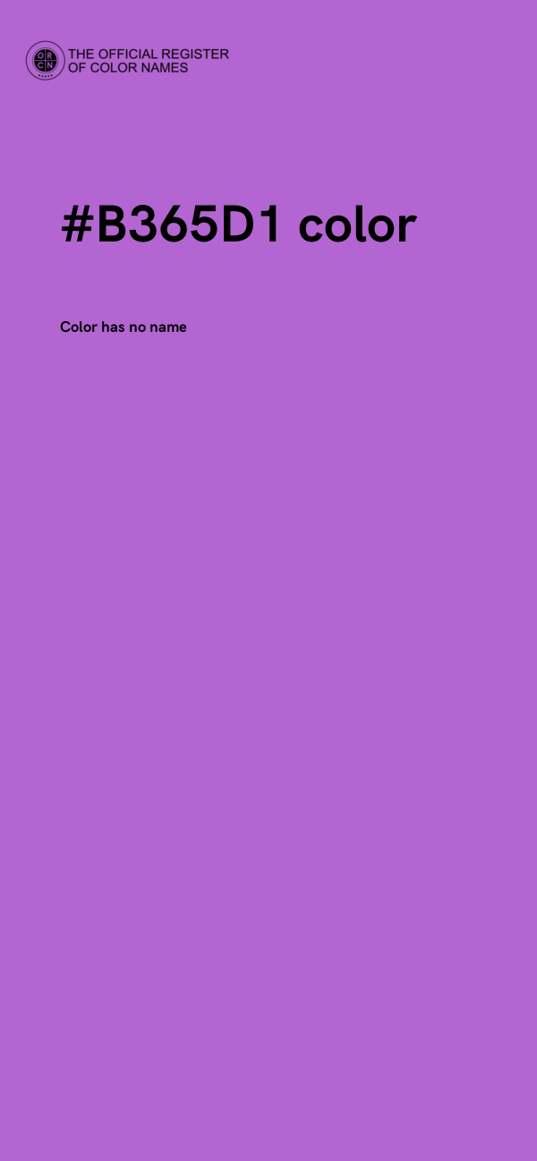 #B365D1 color image