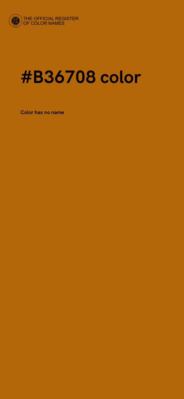 #B36708 color image