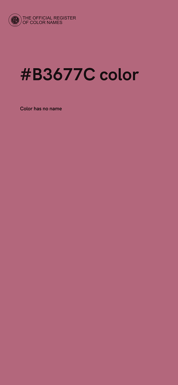 #B3677C color image