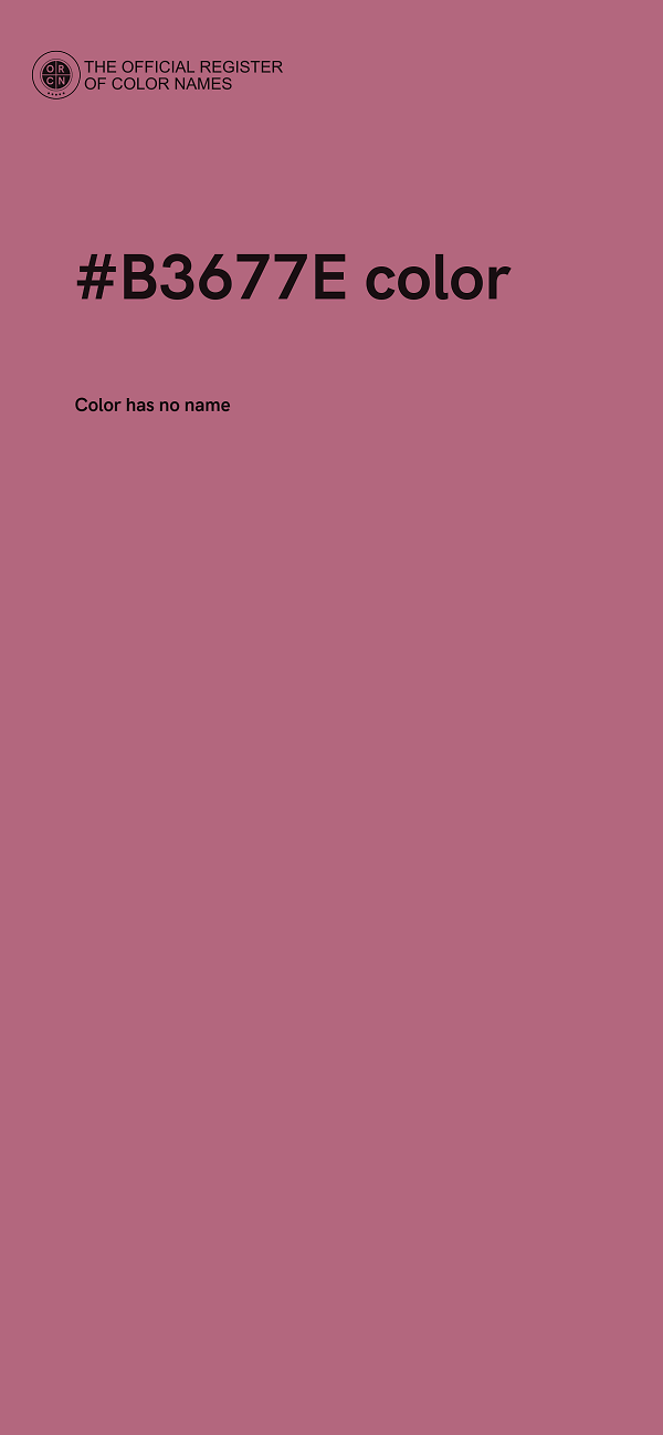 #B3677E color image