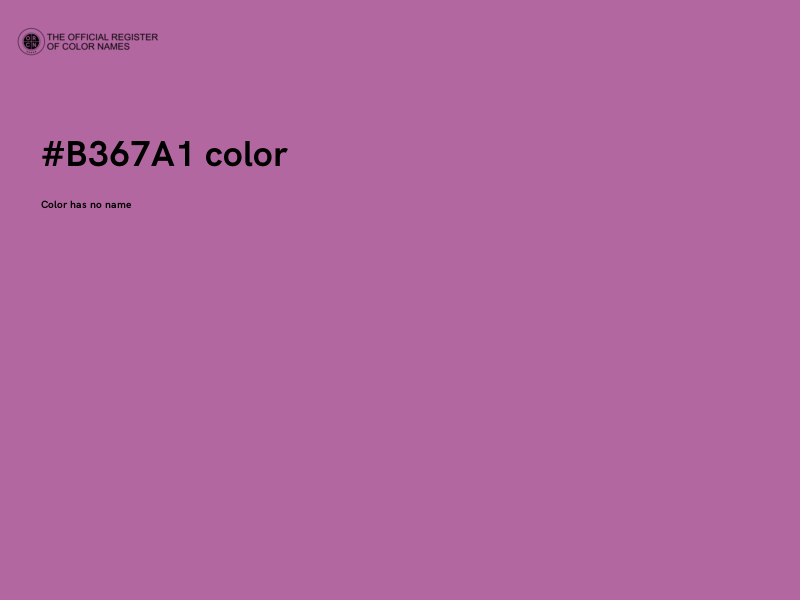#B367A1 color image
