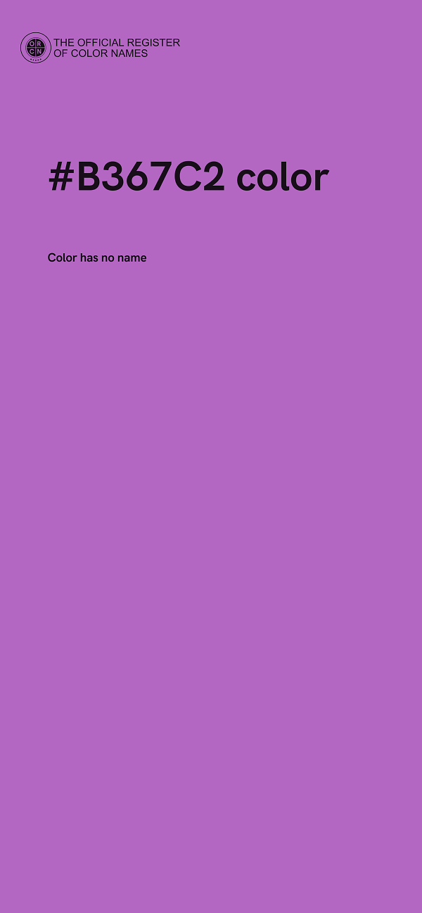 #B367C2 color image