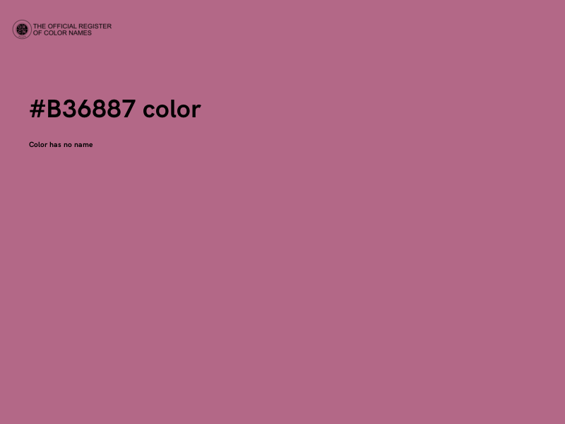 #B36887 color image