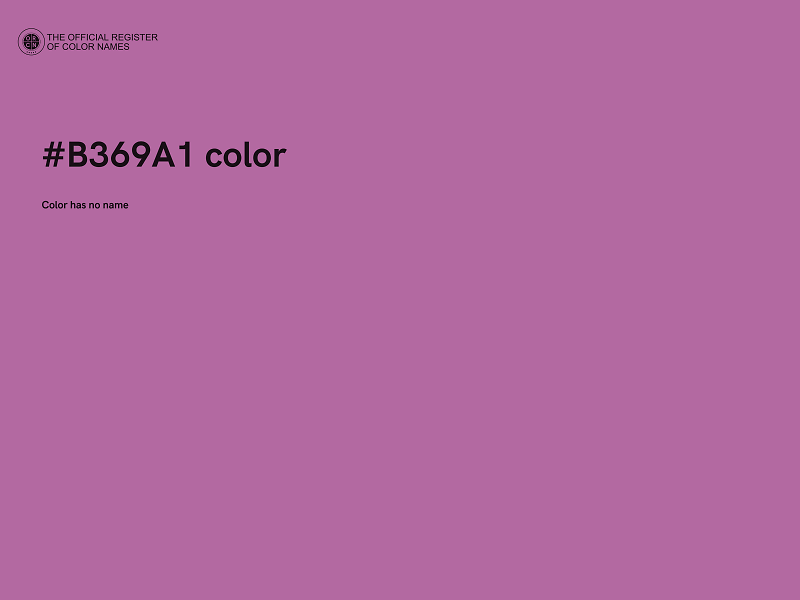 #B369A1 color image