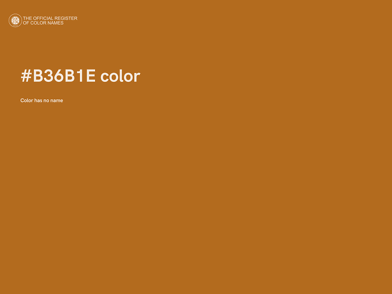 #B36B1E color image