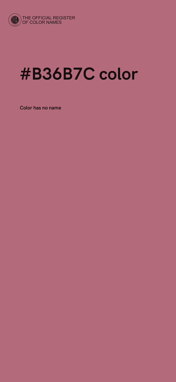 #B36B7C color image