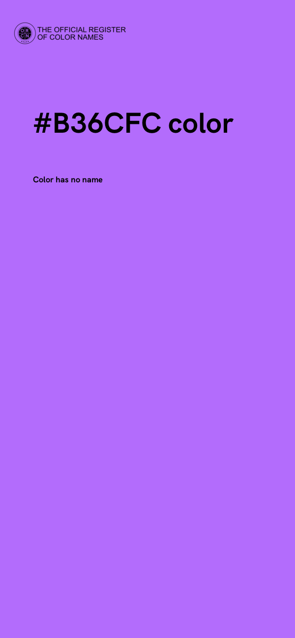 #B36CFC color image