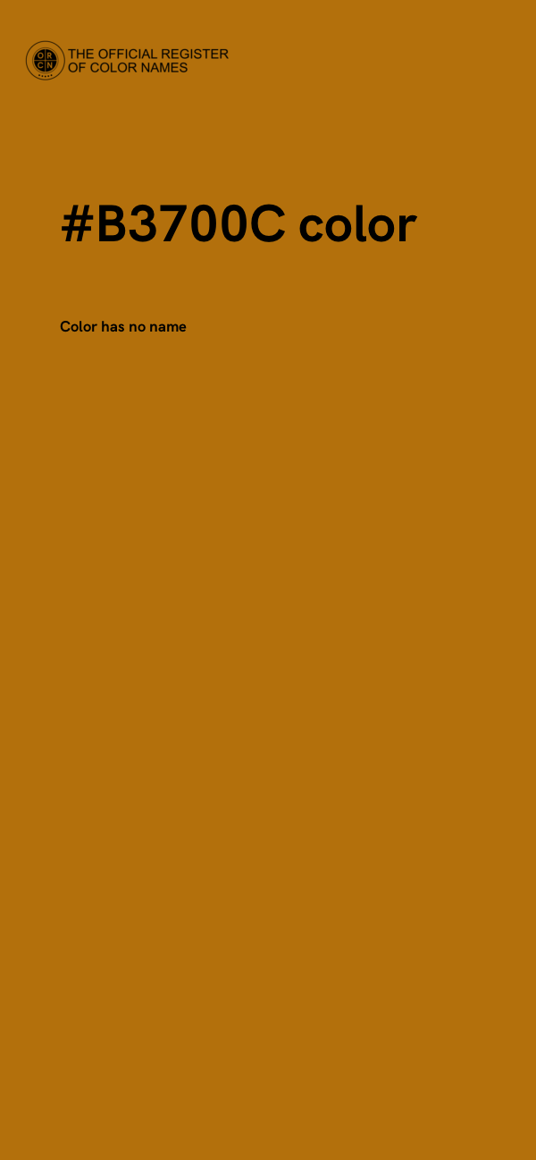 #B3700C color image