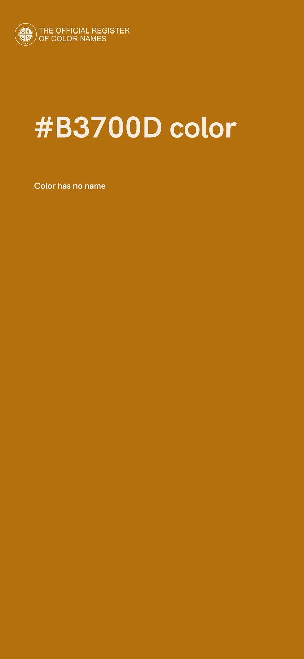 #B3700D color image