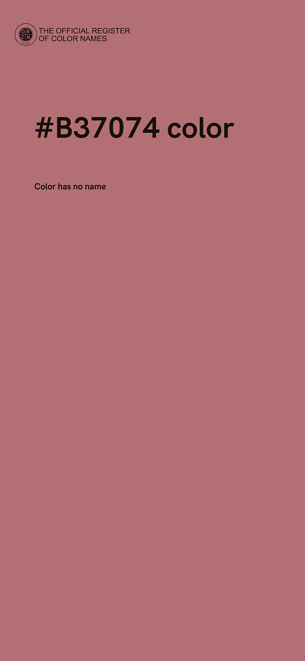 #B37074 color image
