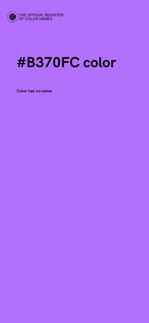 #B370FC color image
