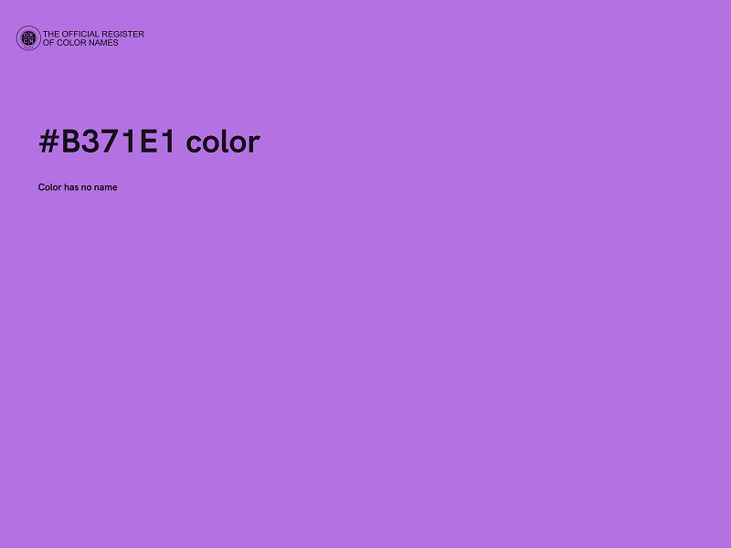 #B371E1 color image