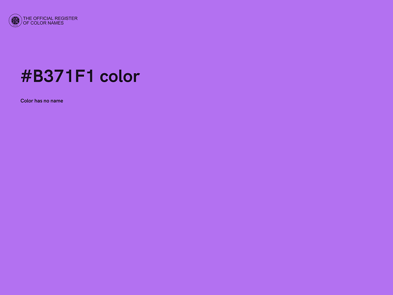 #B371F1 color image