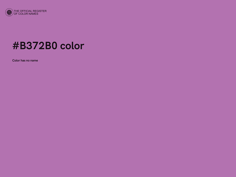 #B372B0 color image