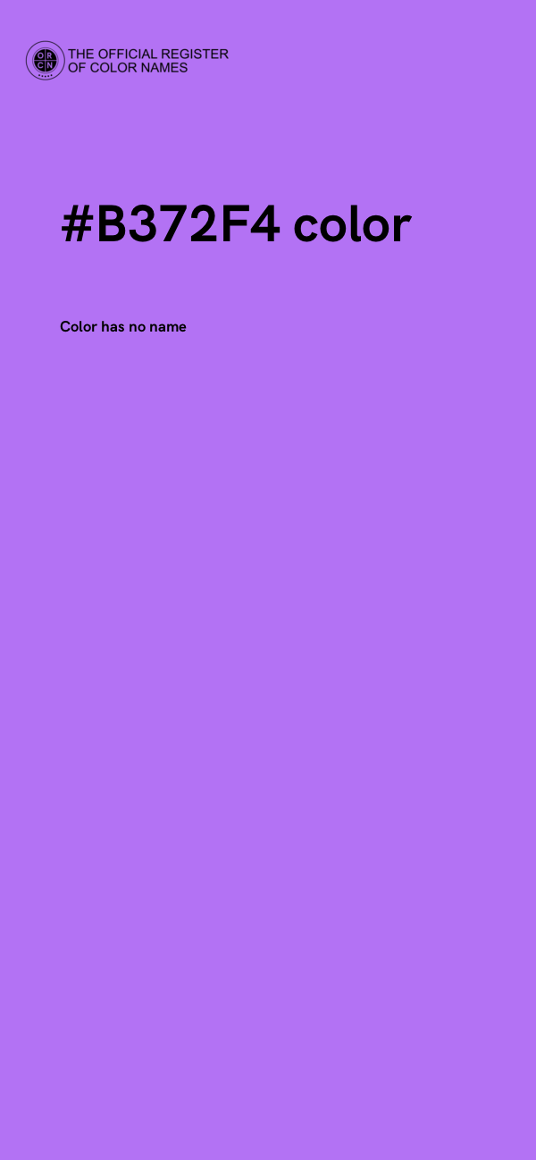 #B372F4 color image