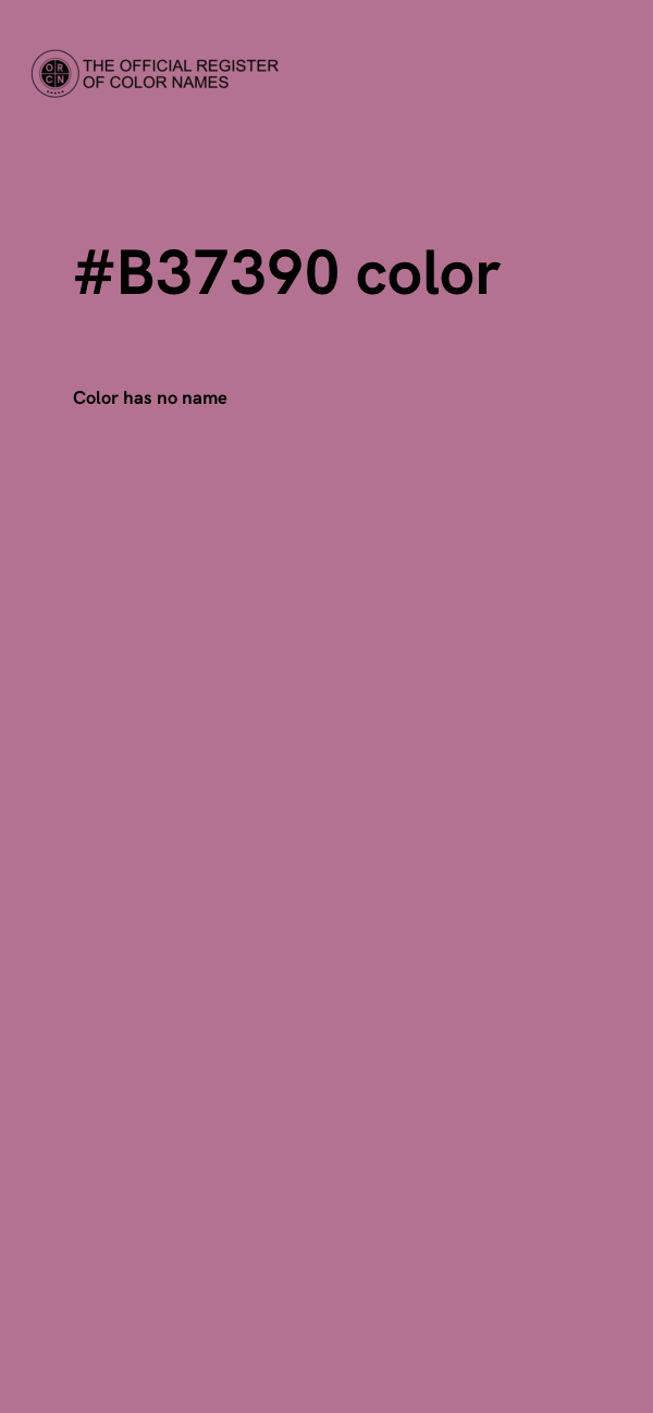 #B37390 color image