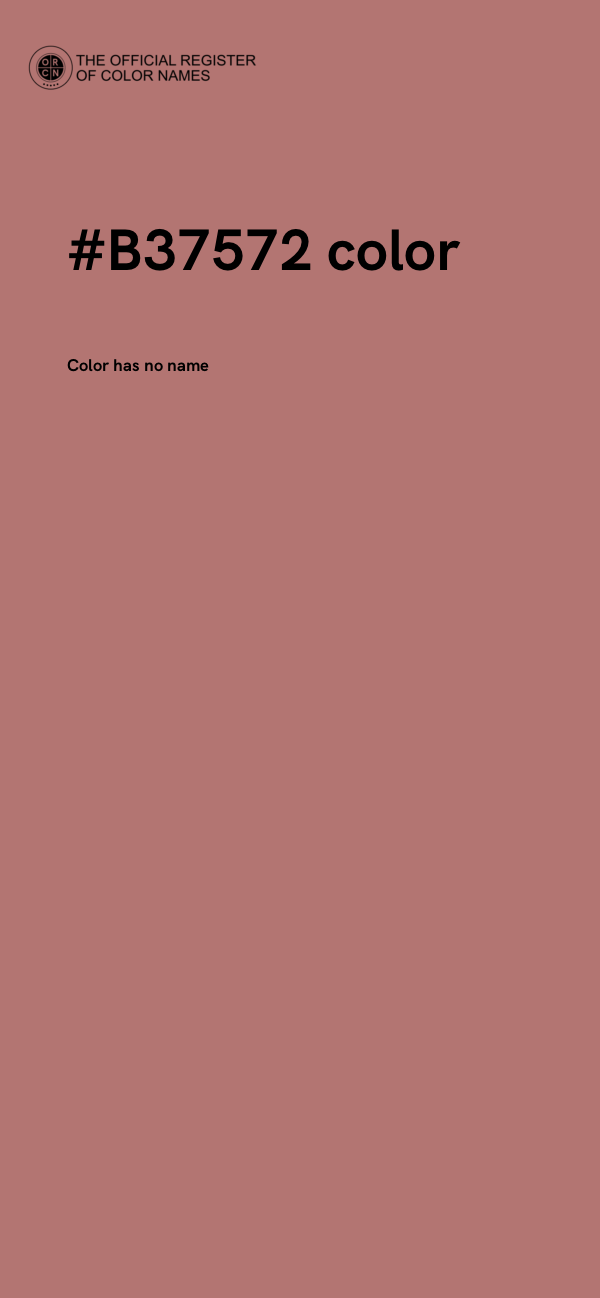 #B37572 color image