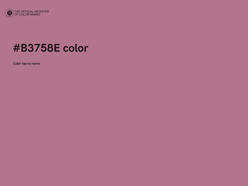 #B3758E color image