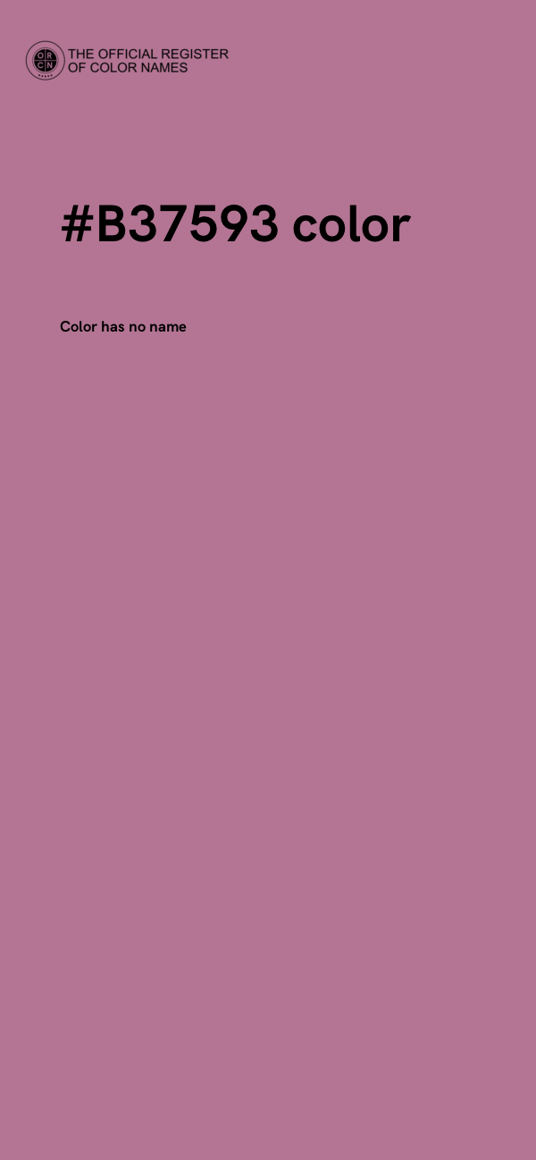 #B37593 color image