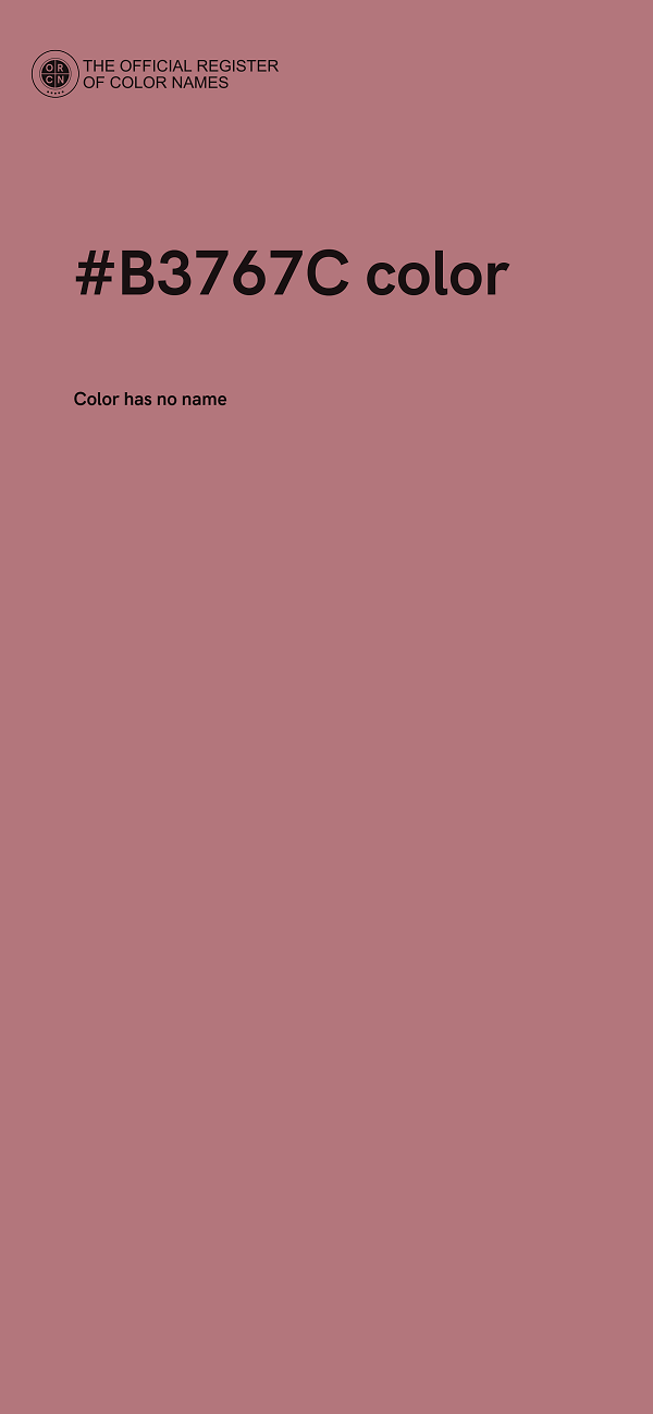 #B3767C color image