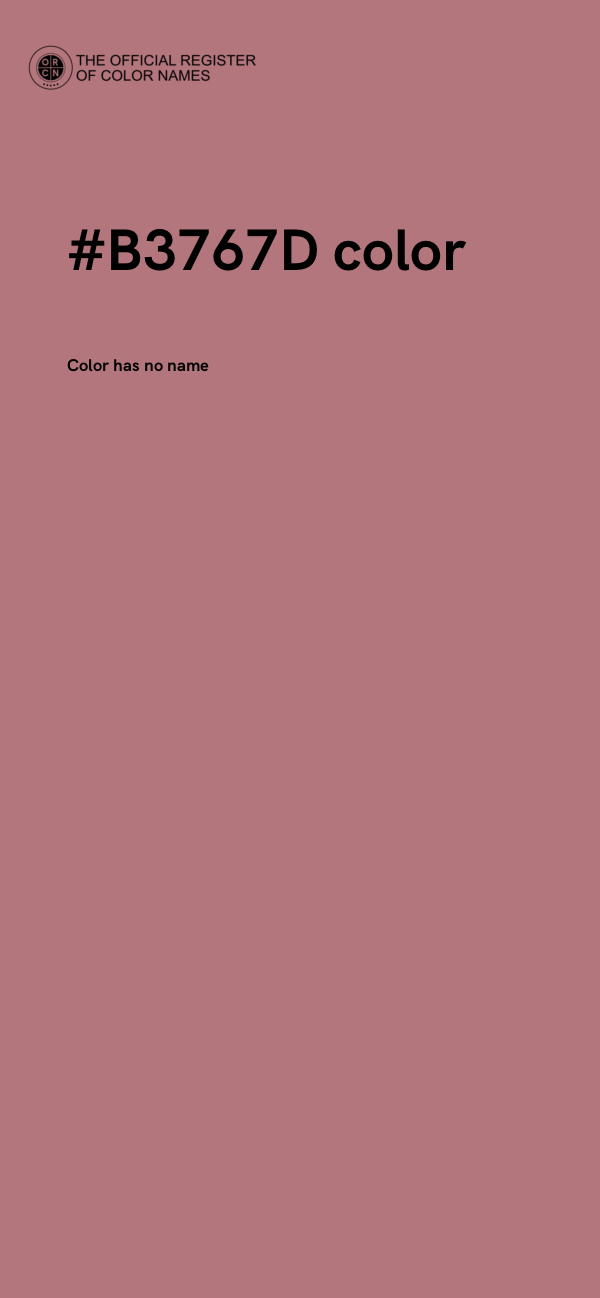 #B3767D color image