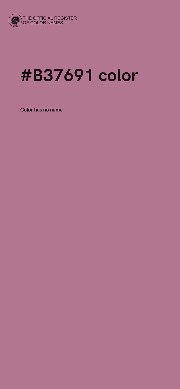 #B37691 color image