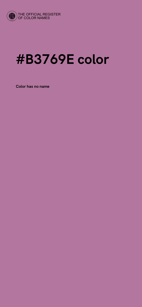 #B3769E color image