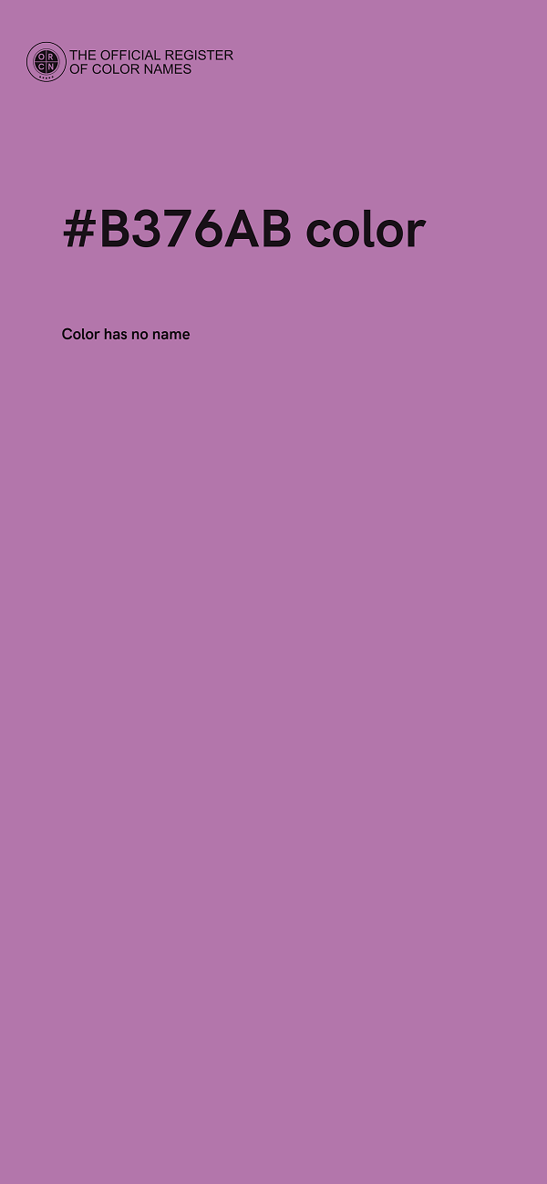 #B376AB color image