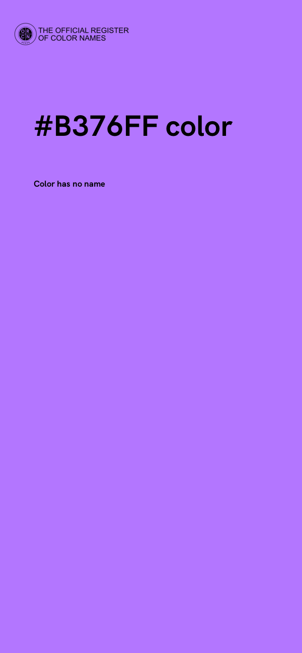 #B376FF color image