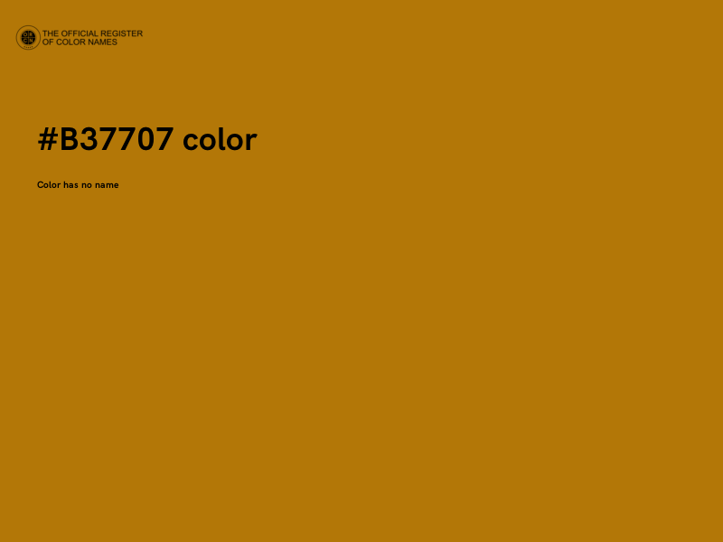 #B37707 color image