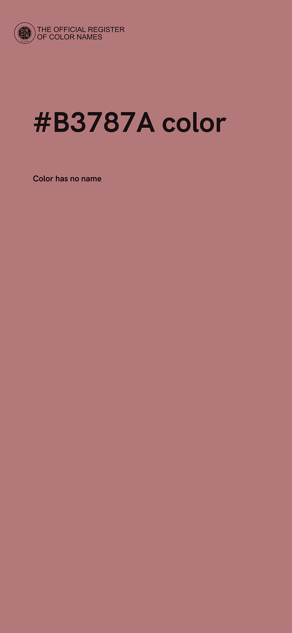 #B3787A color image